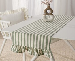 Table Runner with Frill 40x160 cm