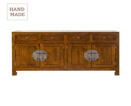 Chest of drawers Ibuku 4doors + 4 drawers, brown 174x50x90cm