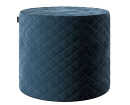 Quilted Barrel Pouffe