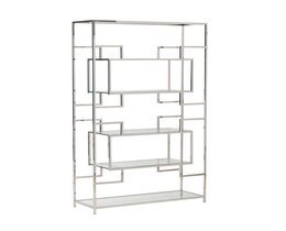 Bookcase Hypnose silver 115x40x202cm