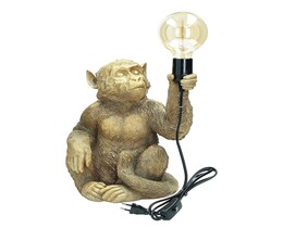 Table lamp Gold Monkey 36cm