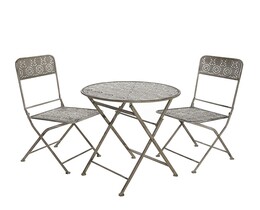 Set garden Zoe table + 2 chairs
