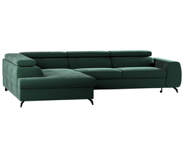 Corner sofa extendable Leo