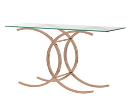 Console table Chica rose gold 128x40x79cm