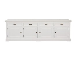 Chest of drawers Brighton 4 doors + 4 drawers white