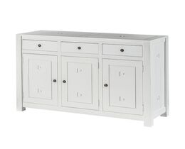Chest of drawers Noa white, 3doors + 3drawers 150x50x100cm