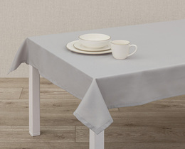 Tablecloth 140x140 cm light grey