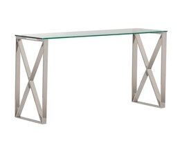 Console table Senso silver 120x40x80cm
