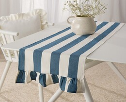 Table Runner with Frill 40x160 cm