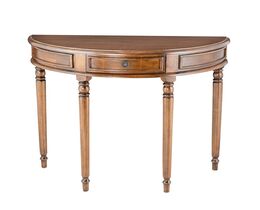 Console table semicircular Charlie brown 84x42x72cm