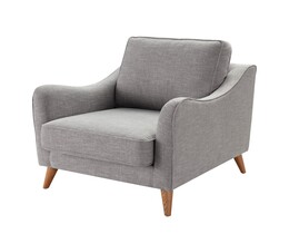 Armchair Venuste linen grey