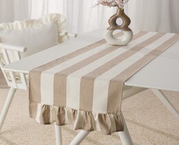Table Runner with Frill 40x160 cm