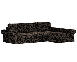 Backabro sofa Bed with Chaise Longue Cover