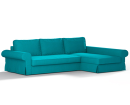 Backabro sofa Bed with Chaise Longue Cover