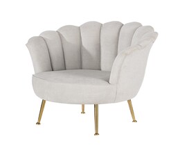 Armchair Sally Light Grey
