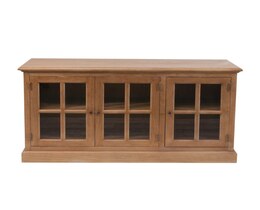 Chest of drawers Josette 148x45x85cm natural grey