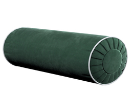 Bolster Cushion with Pleats and Piping
