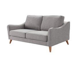 Sofa Venuste grey linen 2-seater