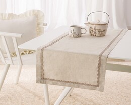Table Runner with Lace 40x160 cm