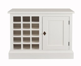 Wine cabinet Brighton 85cm white