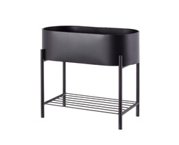 Plant stand Valery Duo 40x19x45cm black
