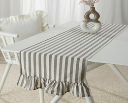 Table Runner with Frill 40x160 cm