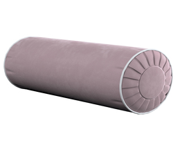 Bolster Cushion with Pleats and Piping