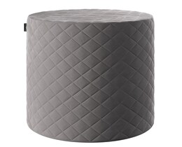 Quilted Barrel Pouffe