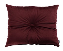 Square Velvet Cushion with Button