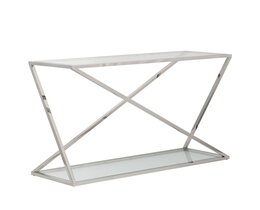 Console table Vertigo silver 120x40x80cm