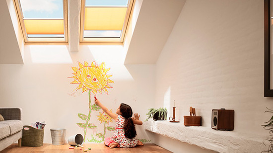 VELUX Pleated Blinds