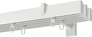 Curtain rod end cap