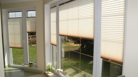 
												Pleated blinds
																										