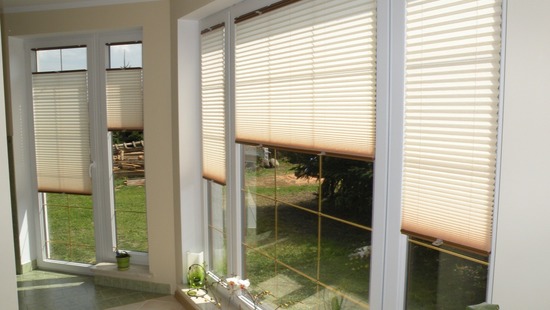 
										Pleated blinds
																						