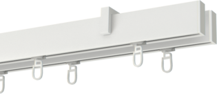 Curtain rod with end cap