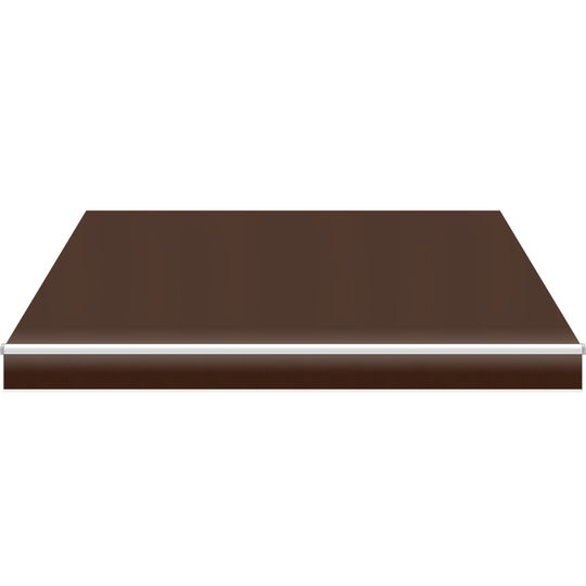 Awning for patio brown