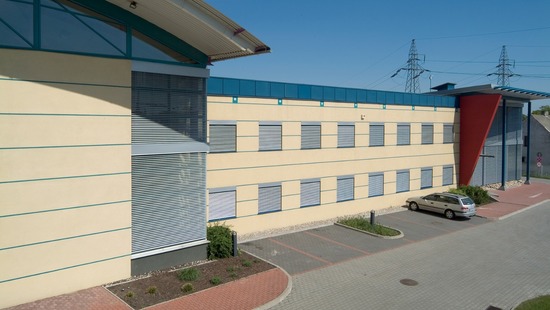 
										External facade blinds
																						