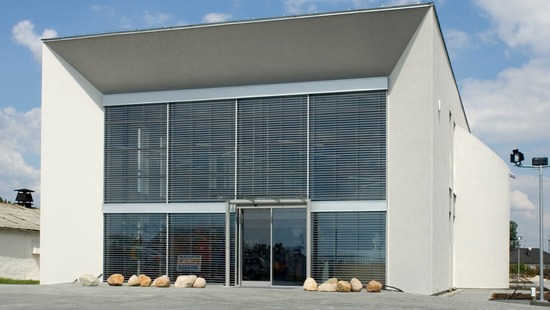 
										External facade blinds
																						