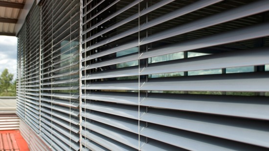 
										External facade blinds
																						