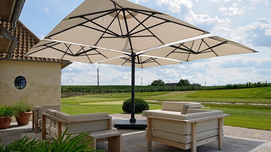 
										Garden parasols
																						