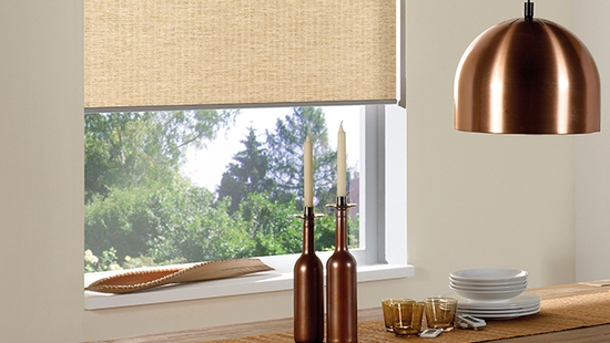 Free hanging interior blinds