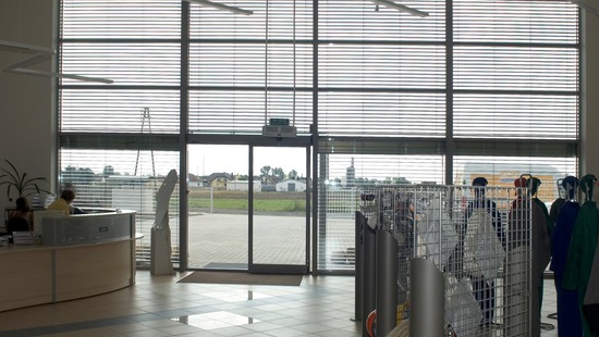 
										External facade blinds
																						