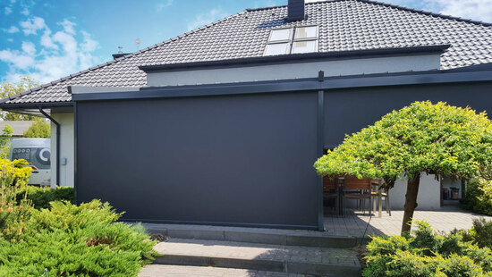 Patio sun screen shades