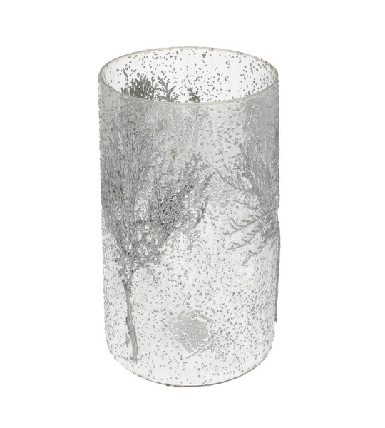 Świecznik Twig I ⌀15cm silver