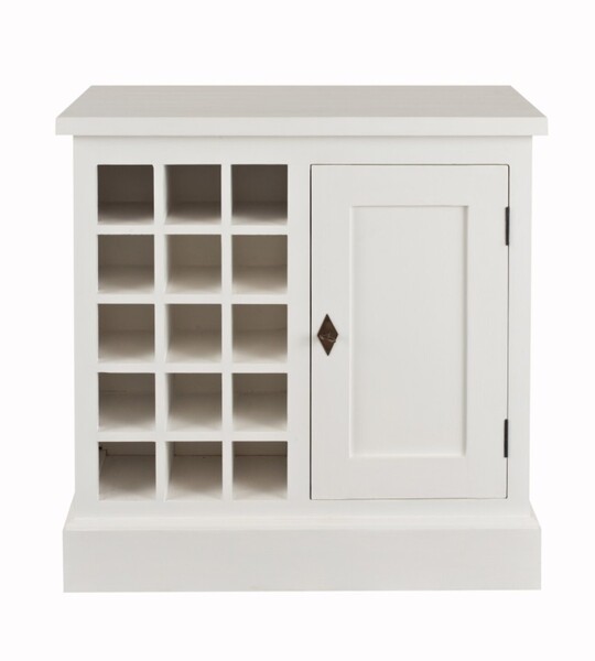 Wine cabinet Brighton 85cm white