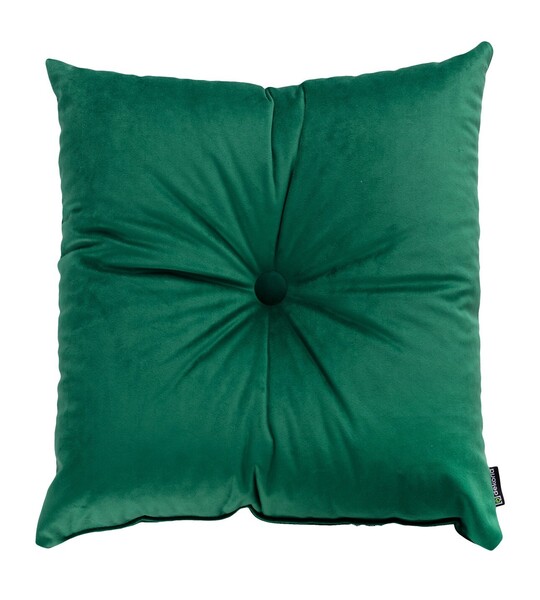 Square Velvet Cushion with Button