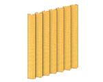 Vertical blinds yellow