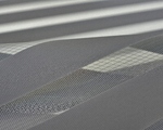 Custom-made interior day night blinds zebra roller blind, graphite / gray