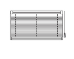 COSIMO pleated blinds with 1 SCOW string