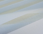 Custom-made interior day&night zebra roller blind, white